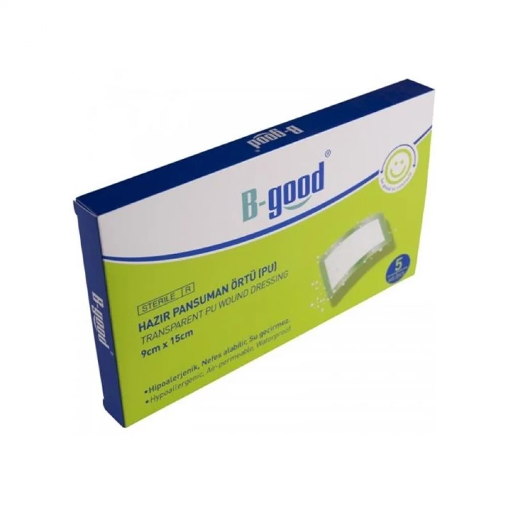 B-Good Hazır Pansuman Örtü 9 cm x 15 cm 5li