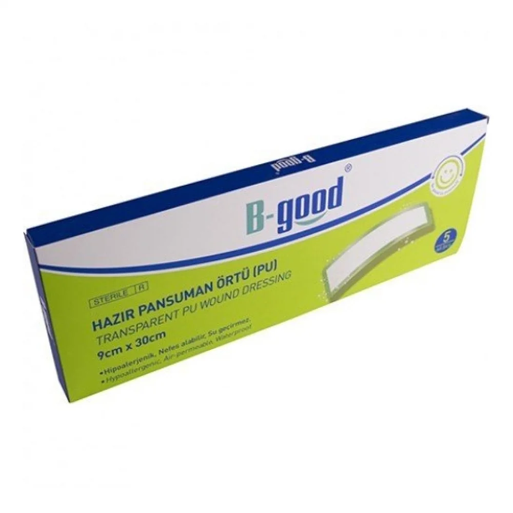 B-Good Hazır Pansuman Örtü 9 cm x 30 cm - 5 Adet