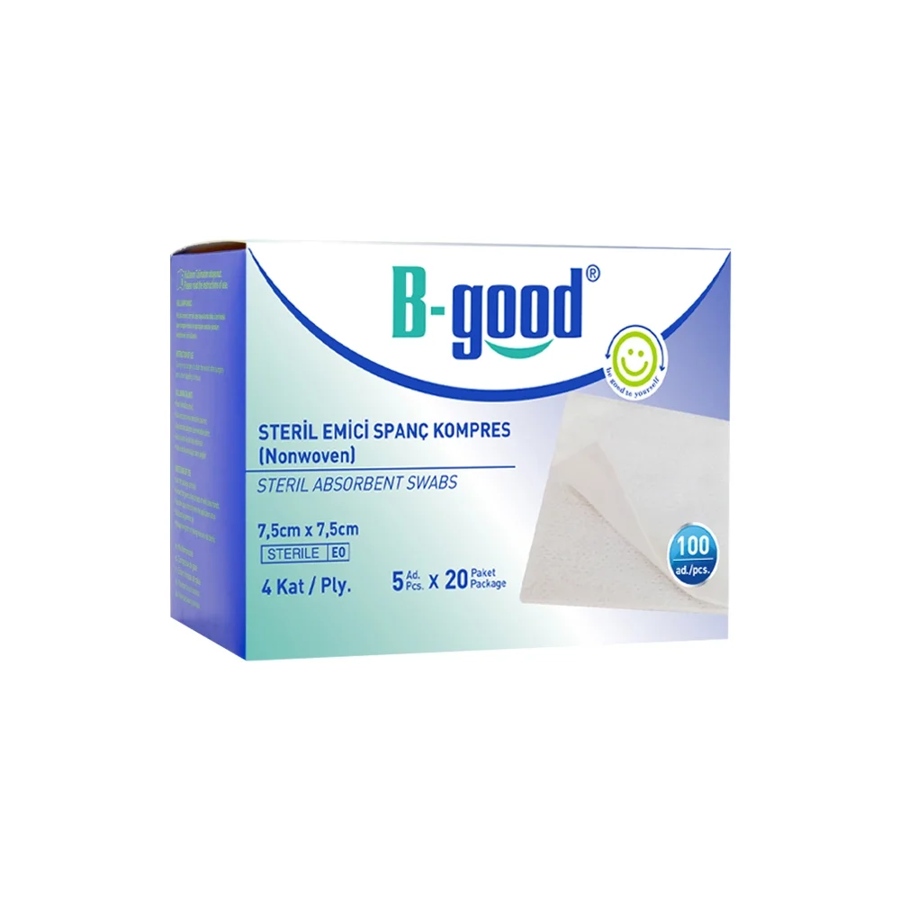 B-Good Steril Emici Spanç Kompres 100lü