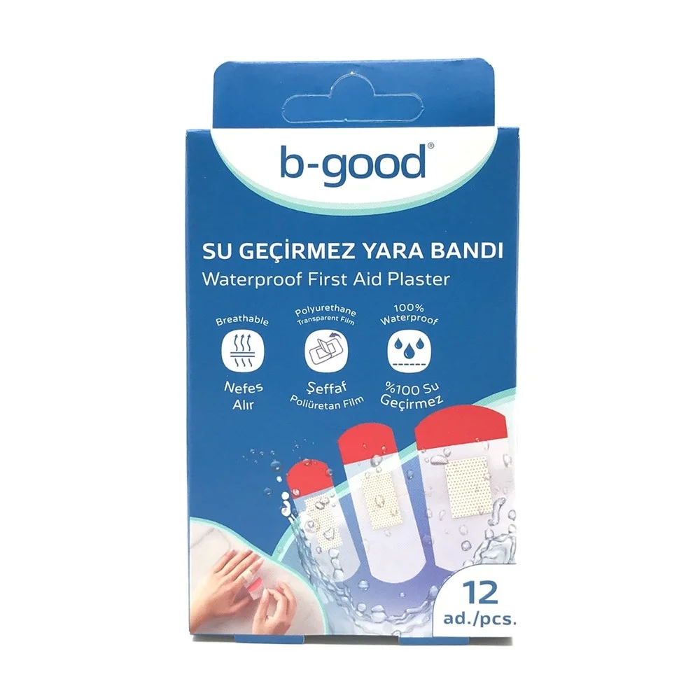 B-Good Su Geçirmez Yara Bandı 12li