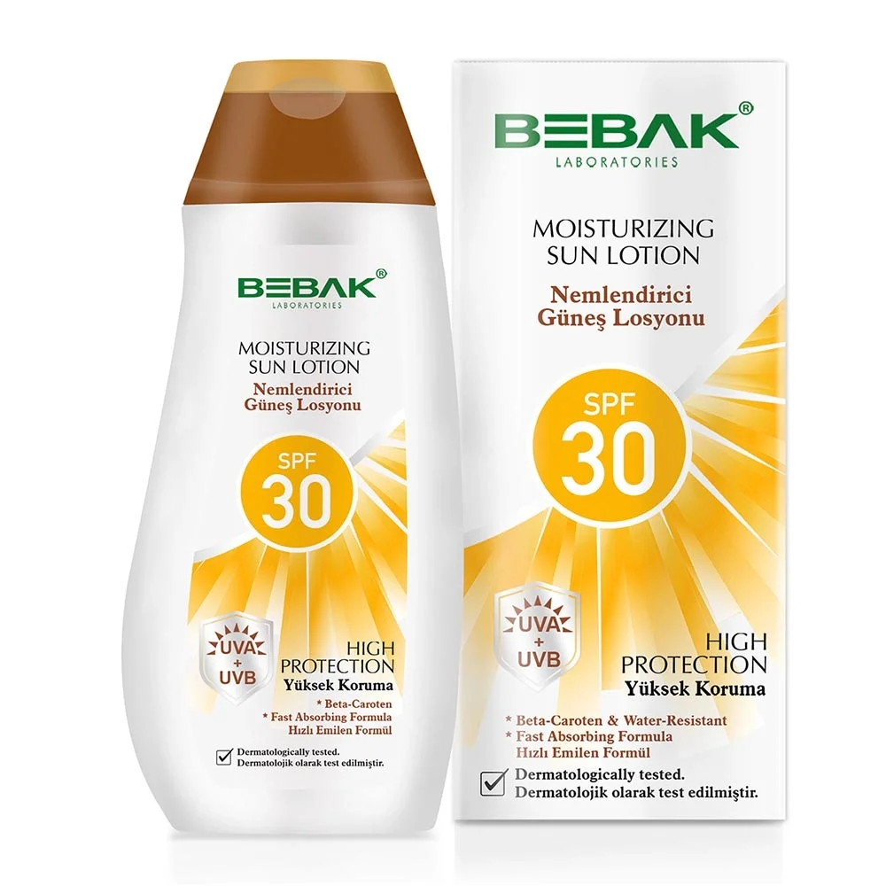 Bebak Moisturizing Sun Lotion SPF30 200 ml - Güneş Koruyucu