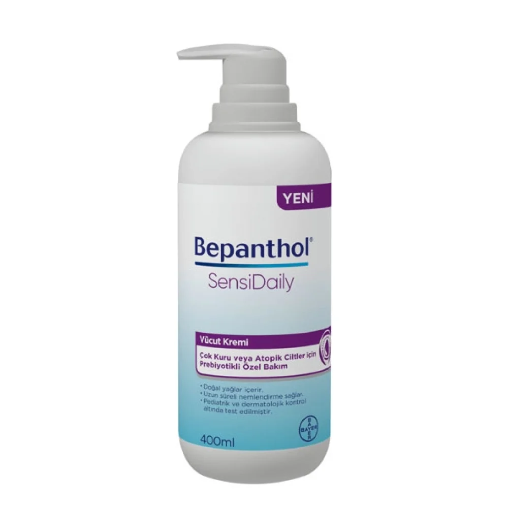 Bepanthol Sensidaily Pompalı Vücut Kremi 400 ml