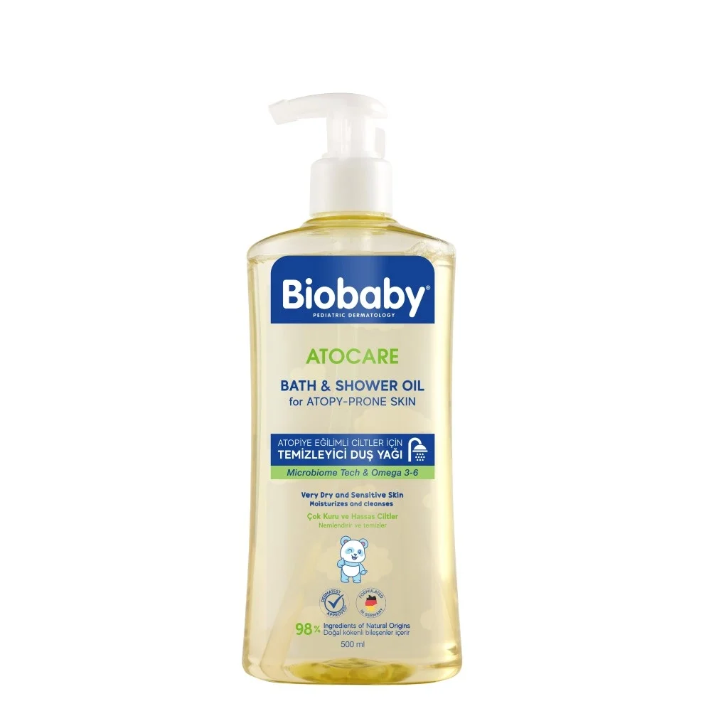 Biobaby Atocare Temizleyici Banyo Duş Yağı 500 ml