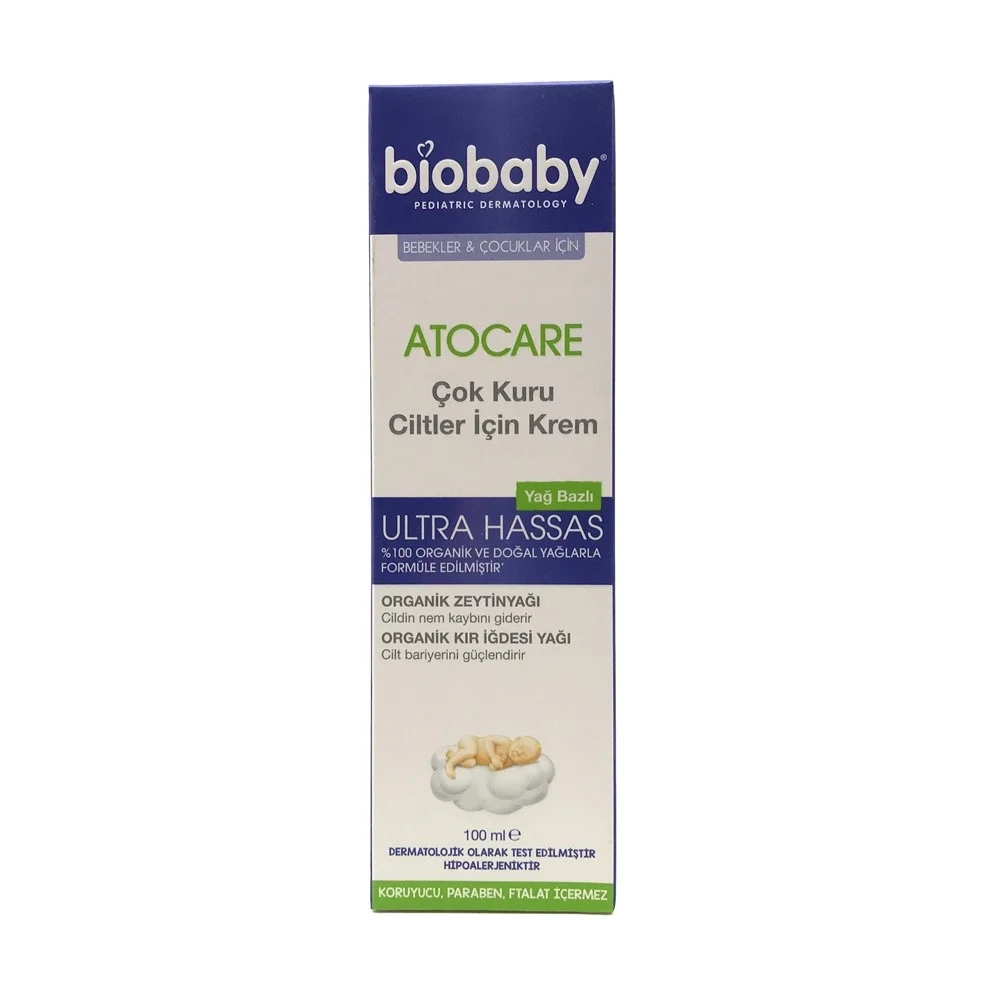 Biobaby Kuru ve Atopik Ciltler İçin Krem 100 ml