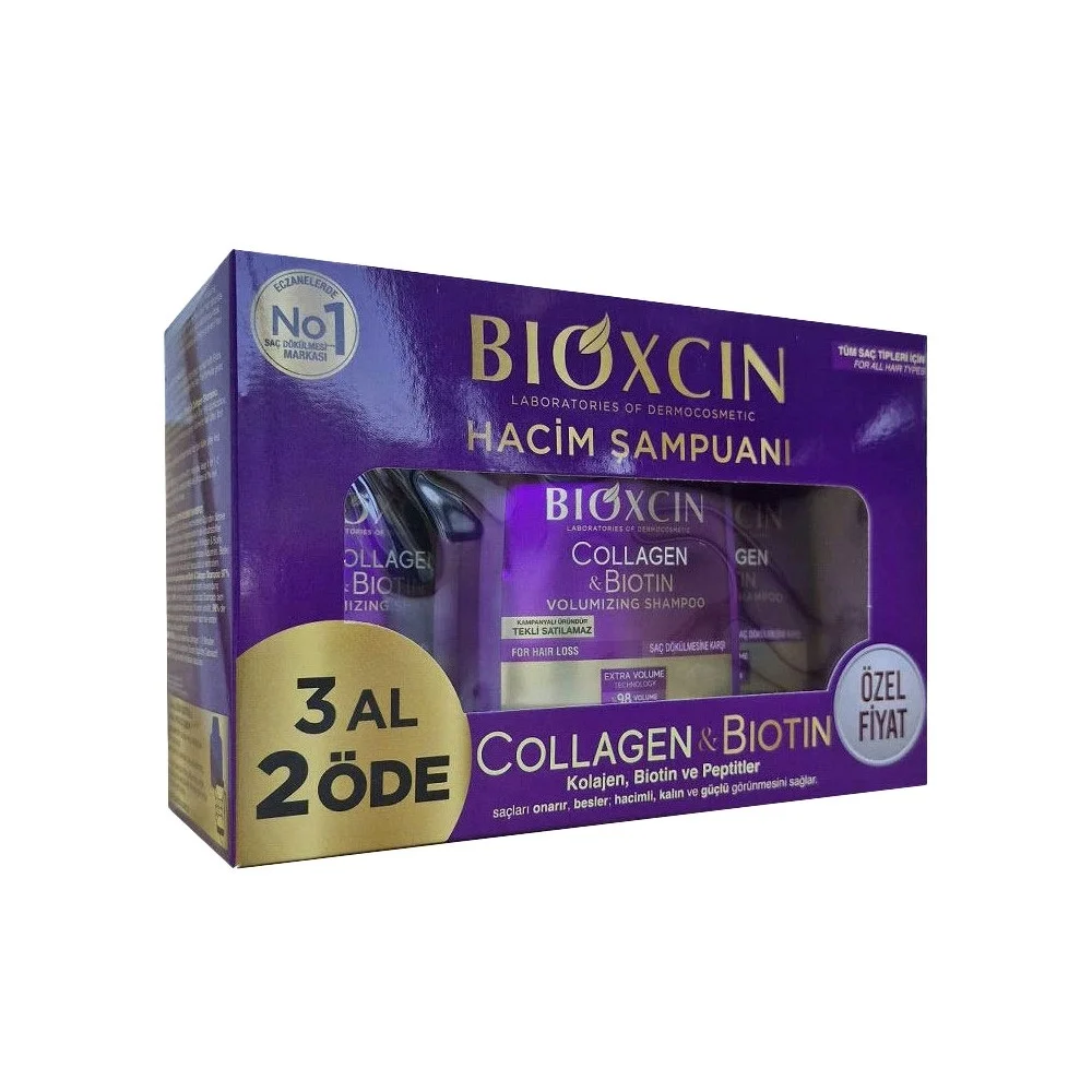 Bioxcin Collagen  Biotin Hacim Şampuanı 300 ml - 3 Al 2 Öde