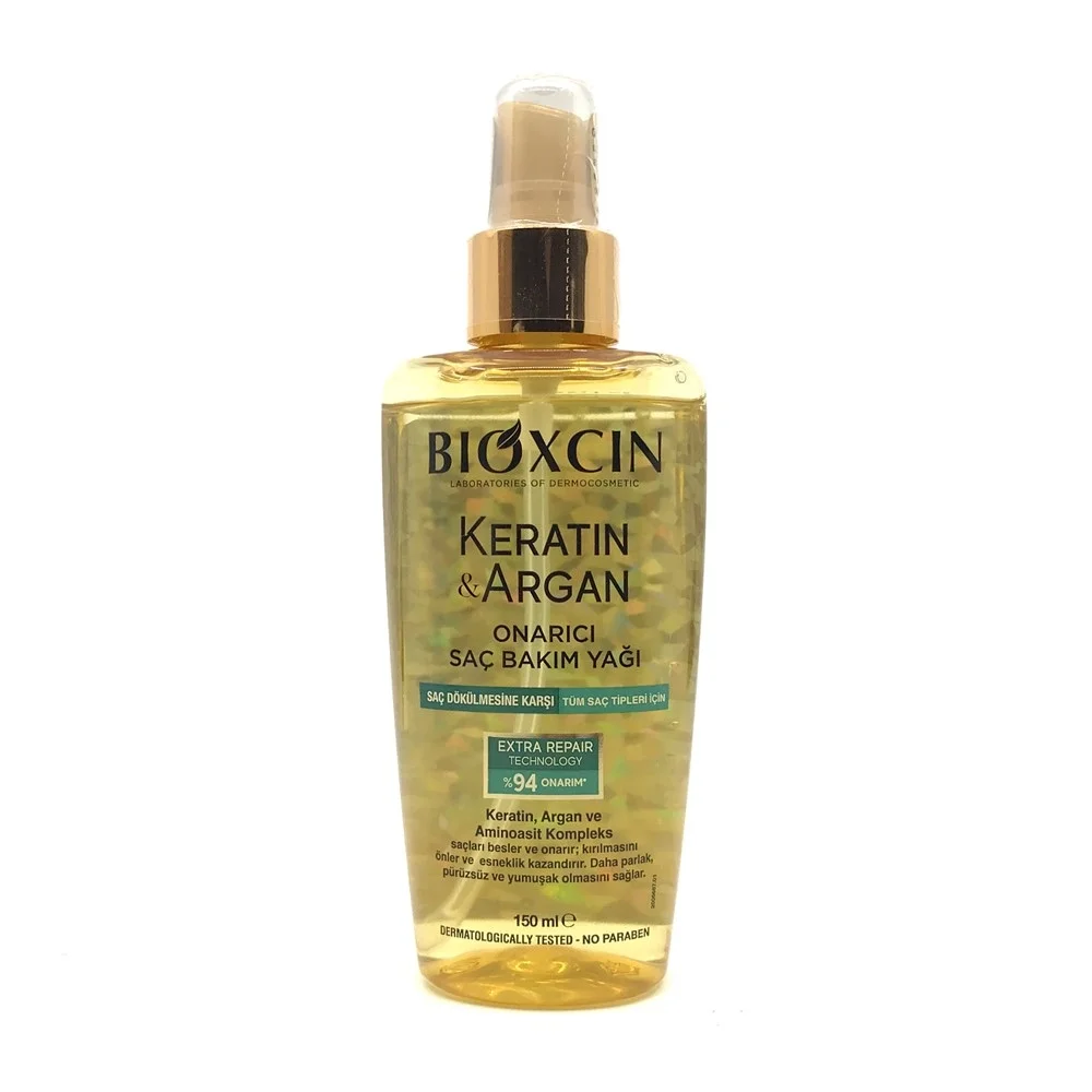 Bioxcin Saç Bakım Yağı Onarıcı Keratin  Argan 150 ml