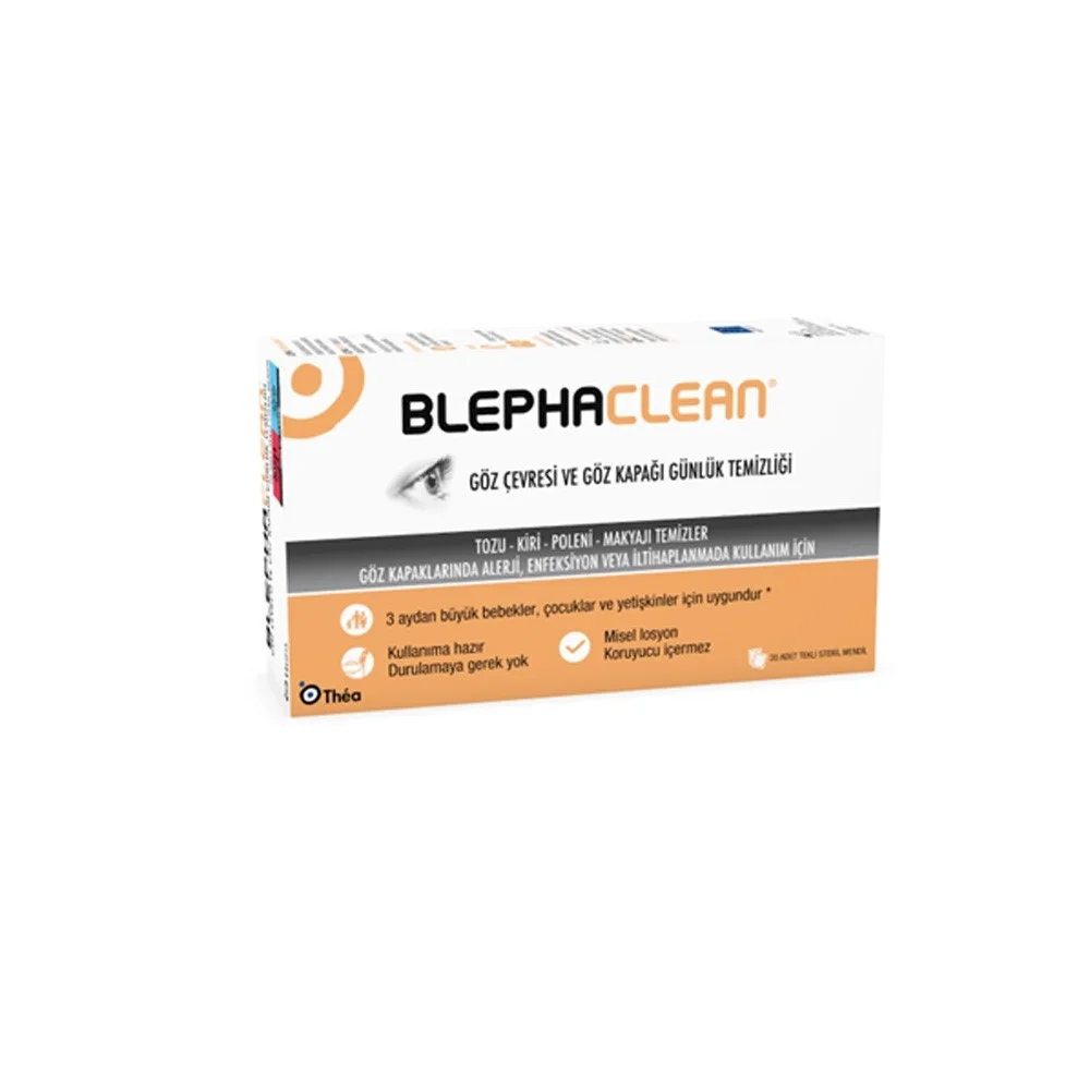 Blephaclean 20 Adet Göz Makyaj Temizleme Mendili