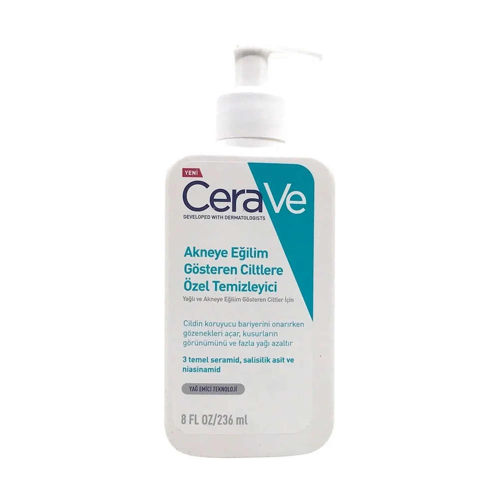Cerave Akneye Eğilimli Ciltler İçin Özel Temizleyici 236 ml