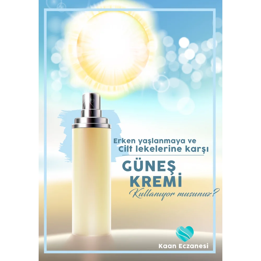 Güneş Kremi Afiş & Poster