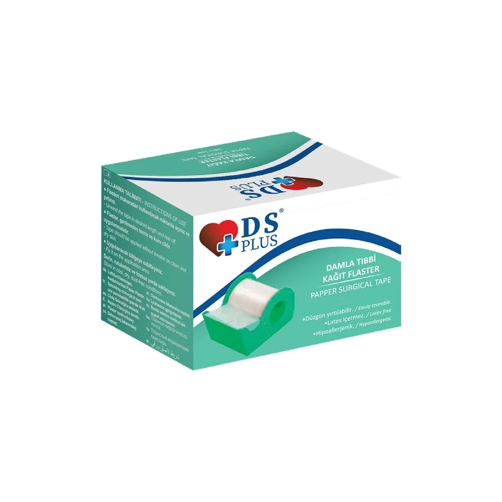 DS Plus Kağıt Flaster 5 m x 1,25 cm
