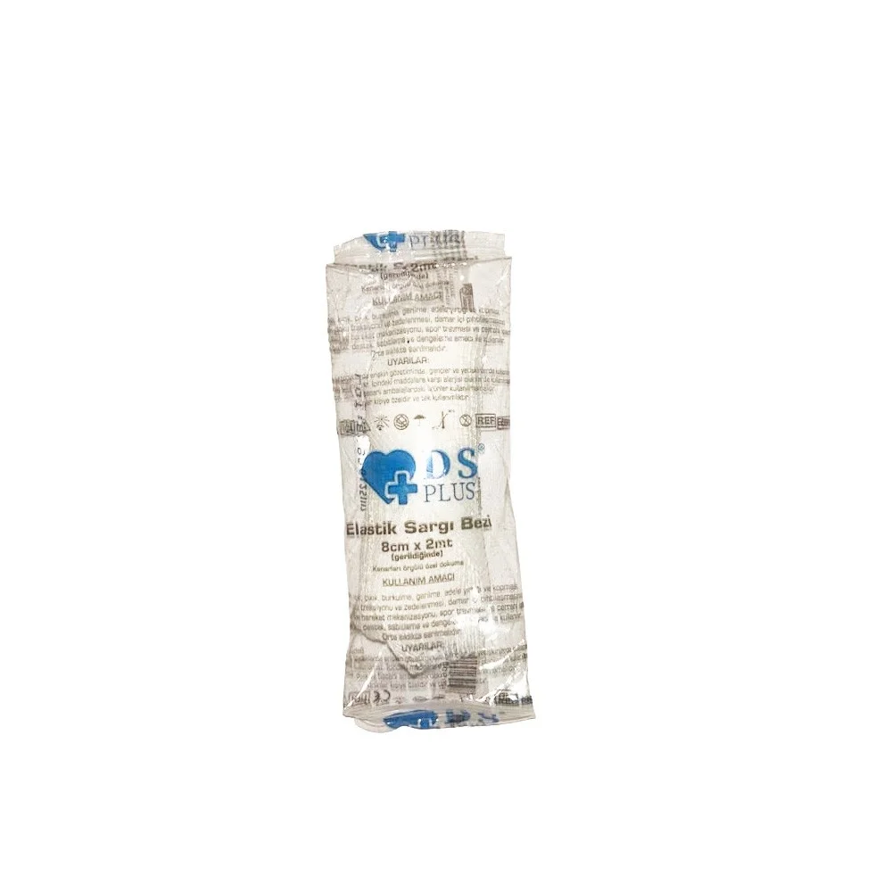 DS Plus Sargı Bezi Elastik 8 cm x 2 m
