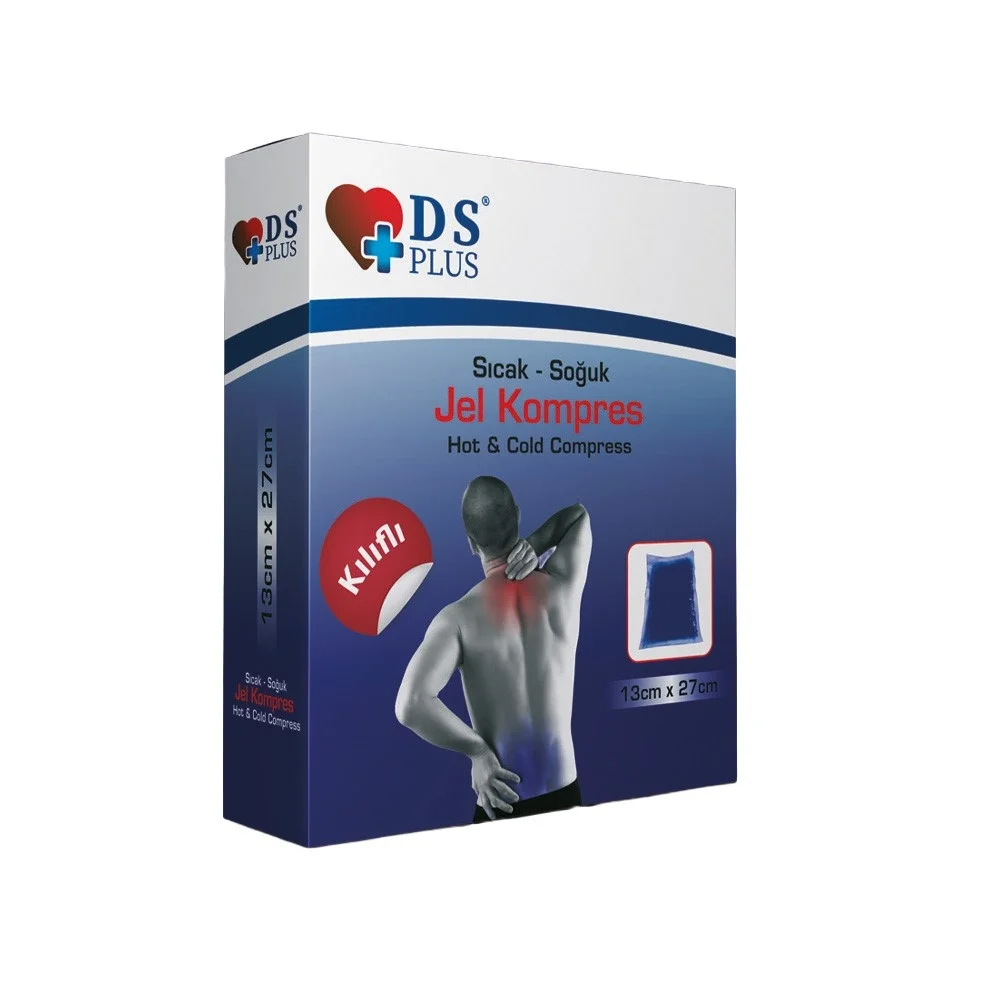 DS Plus Sıcak Soğuk Kompres Kılıflı 13x27 cm