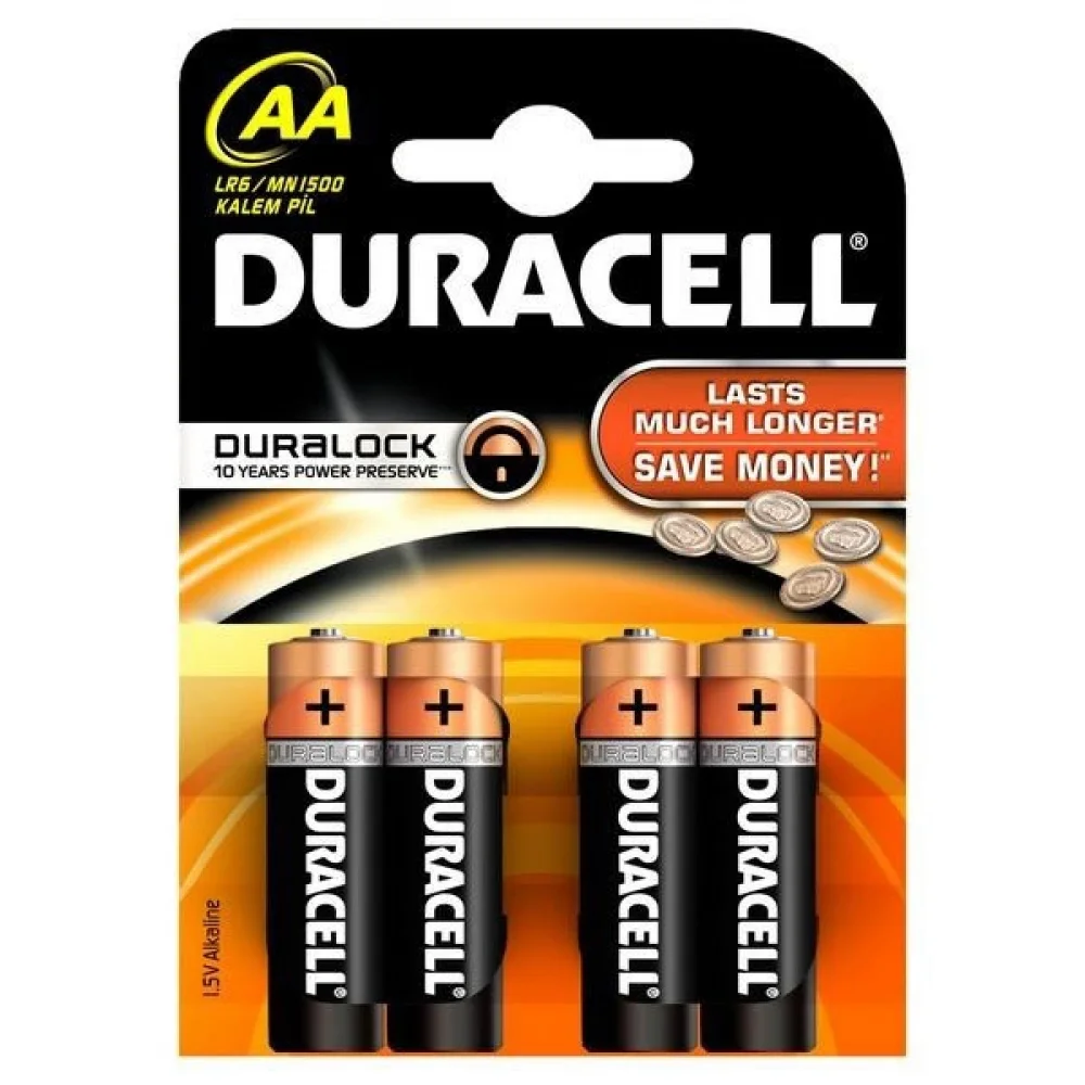 Duracell AA Kalem Pil 4lü