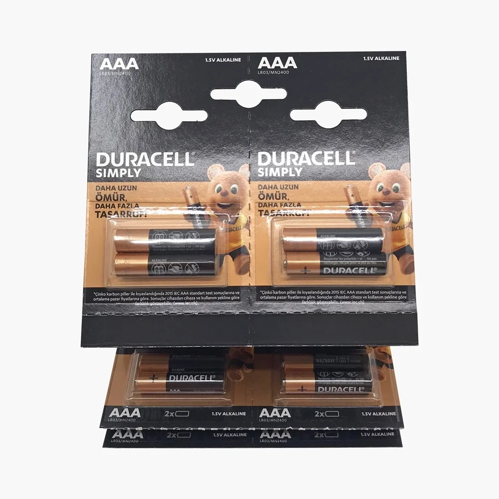 Duracell Simply AAA Pil 20li Kartela