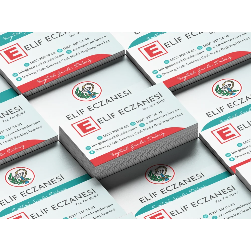 Eczane Kartvizit No:189 1000 Adet