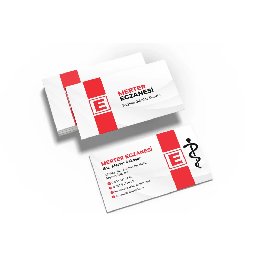 Eczane Kartvizit No:89 1000 Adet
