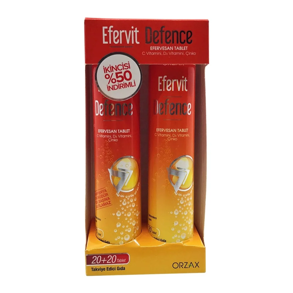 Efervit Defence 20 Efervesan Tablet - 2.si %50 İndirimli