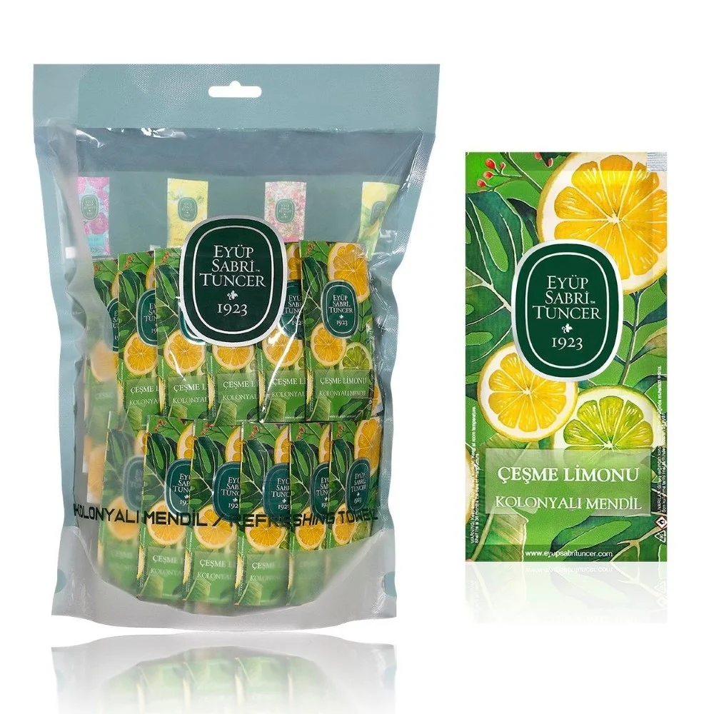 Eyüp Sabri Tuncer Çeşme Limon Kolonyalı Mendil 150li