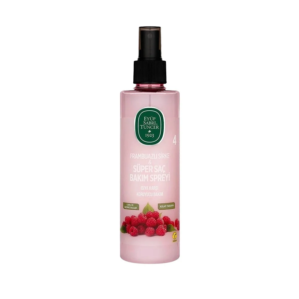 Eyüp Sabri Tuncer Frambuazlı Sirke Süper Saç Bakım Spreyi 210 ml