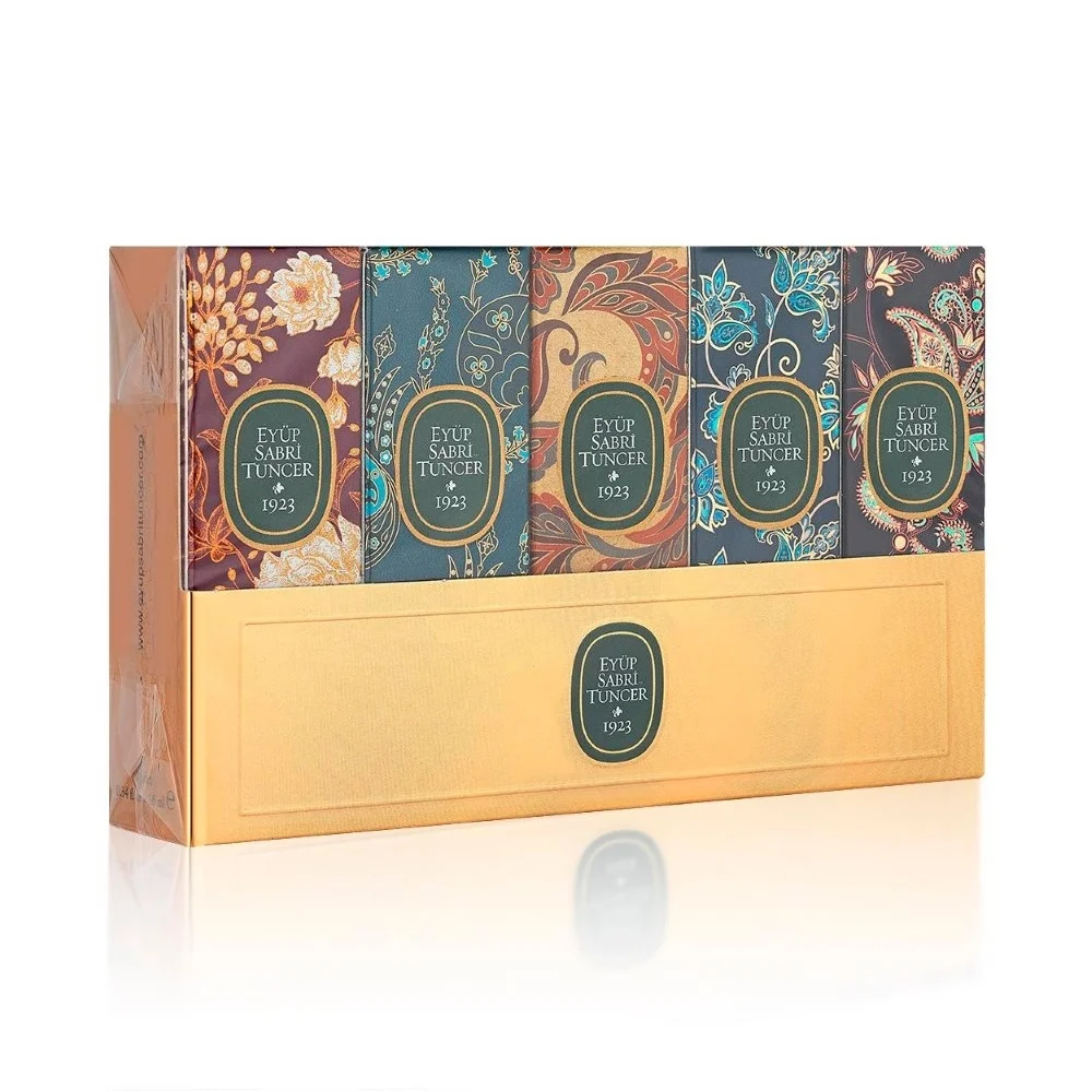Eyüp Sabri Tuncer Özel Seri Cam Şişe Kolonya Seti 5 x 16 ml