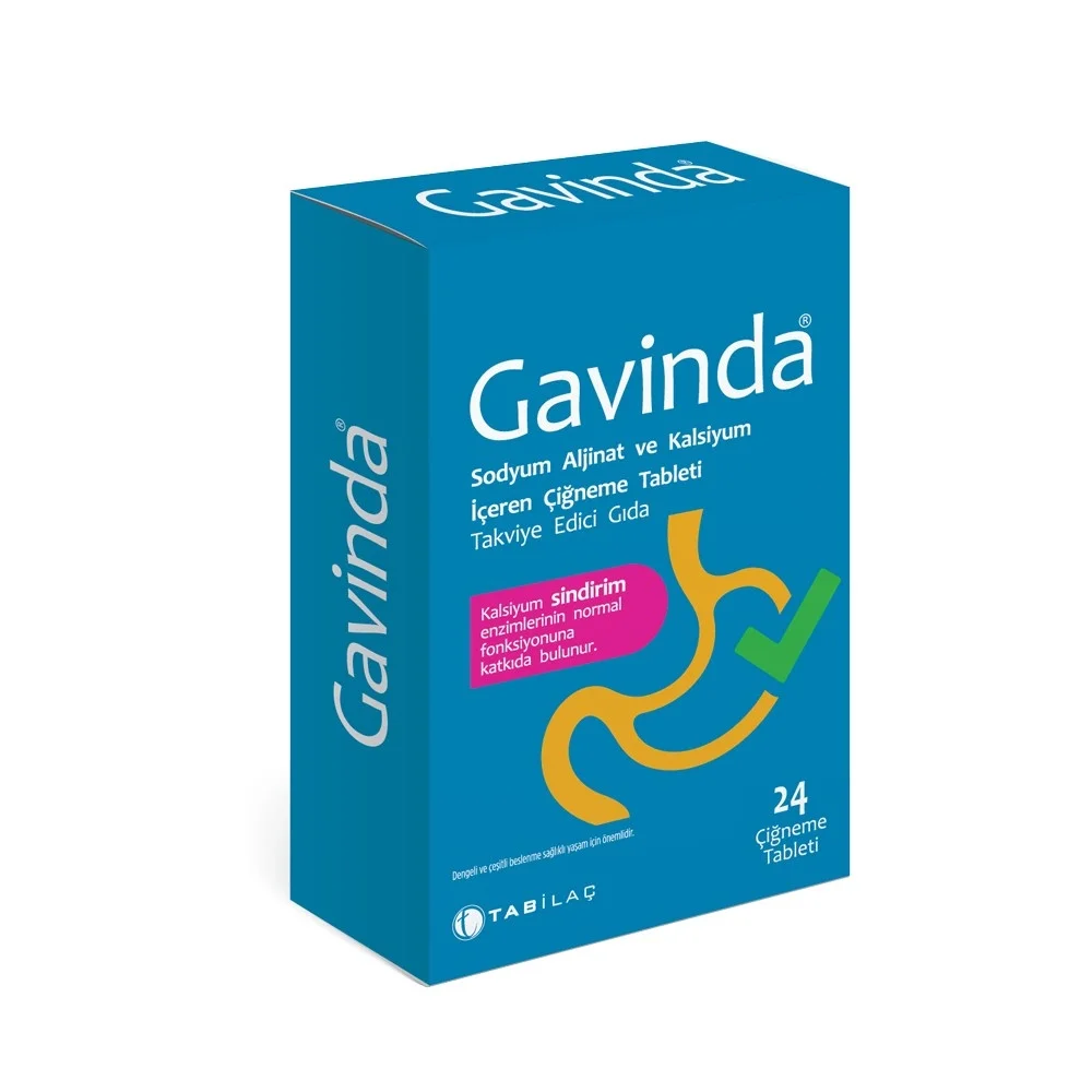 Gavinda 24 Çiğneme Tableti