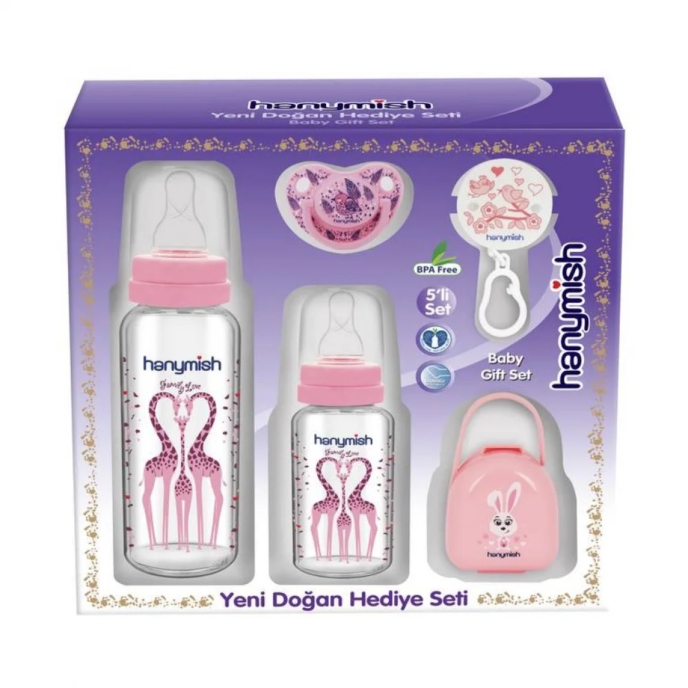 Hanymish 650 Hediye Seti Pembe