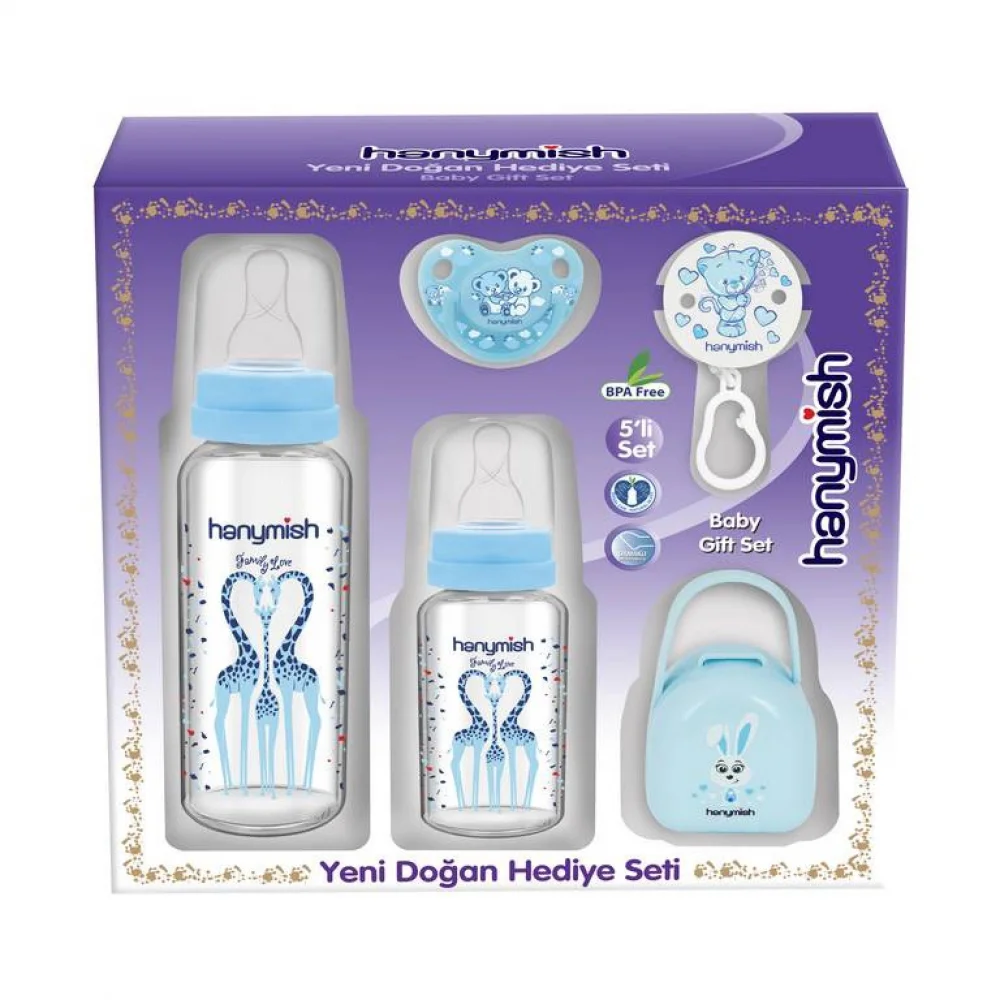 Hanymish 651 Hediye Seti Mavi