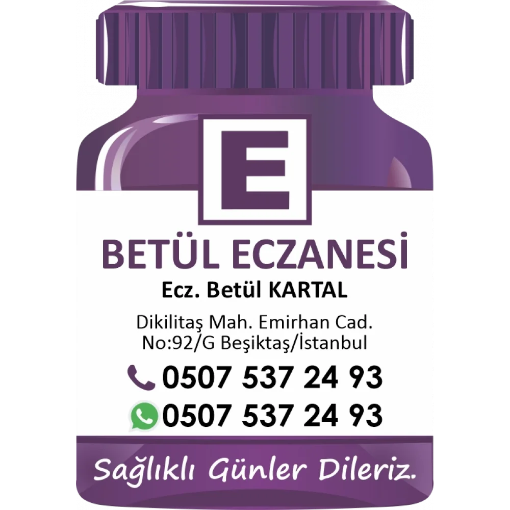 İlaç Şişesi Magnet No:4 - 1000 Adet