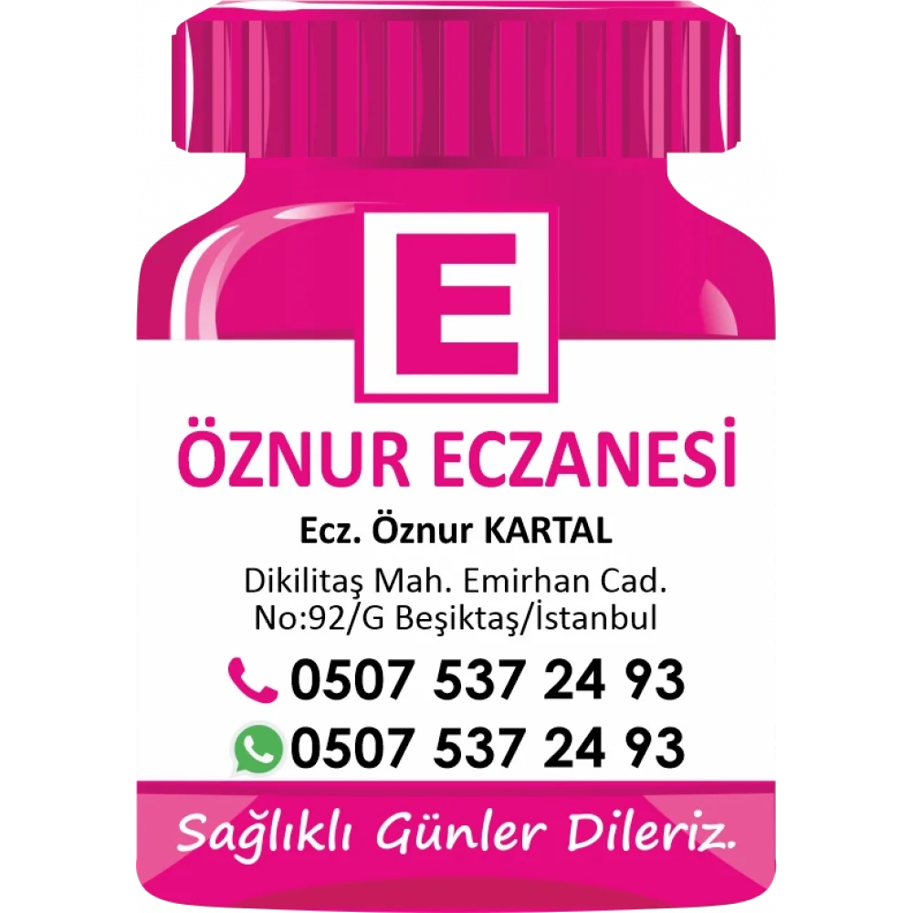 İlaç Şişesi Magnet No:5 - 1000 Adet