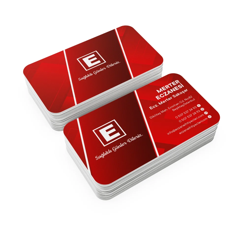 Kalın Gramajlı Eczane Kartvizit No:78 1000 Adet