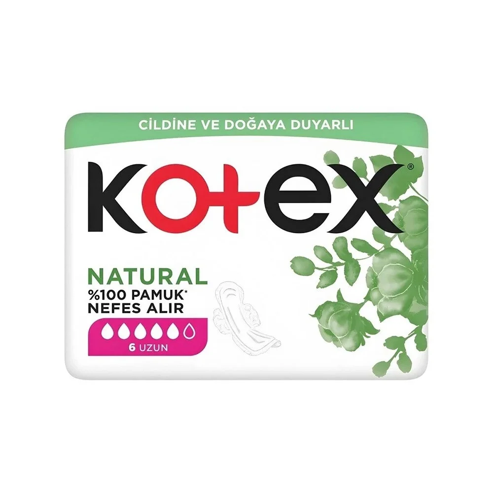 Kotex Natural Hijyenik Ped Ultra Uzun 6lı