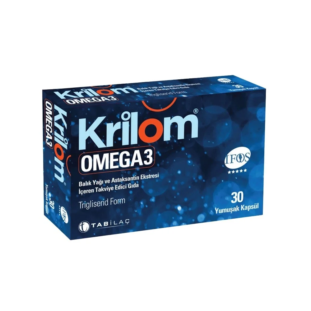 Krilom Omega-3 30 Yumuşak Kapsül