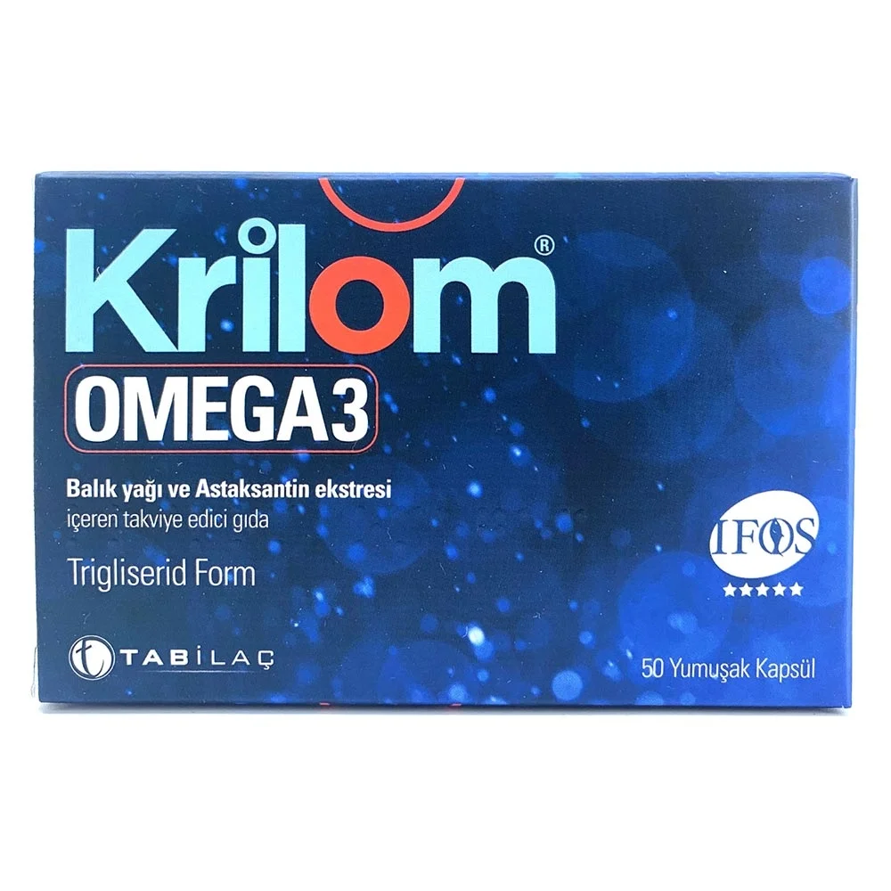 Krilom Omega-3 50 Yumuşak Kapsül
