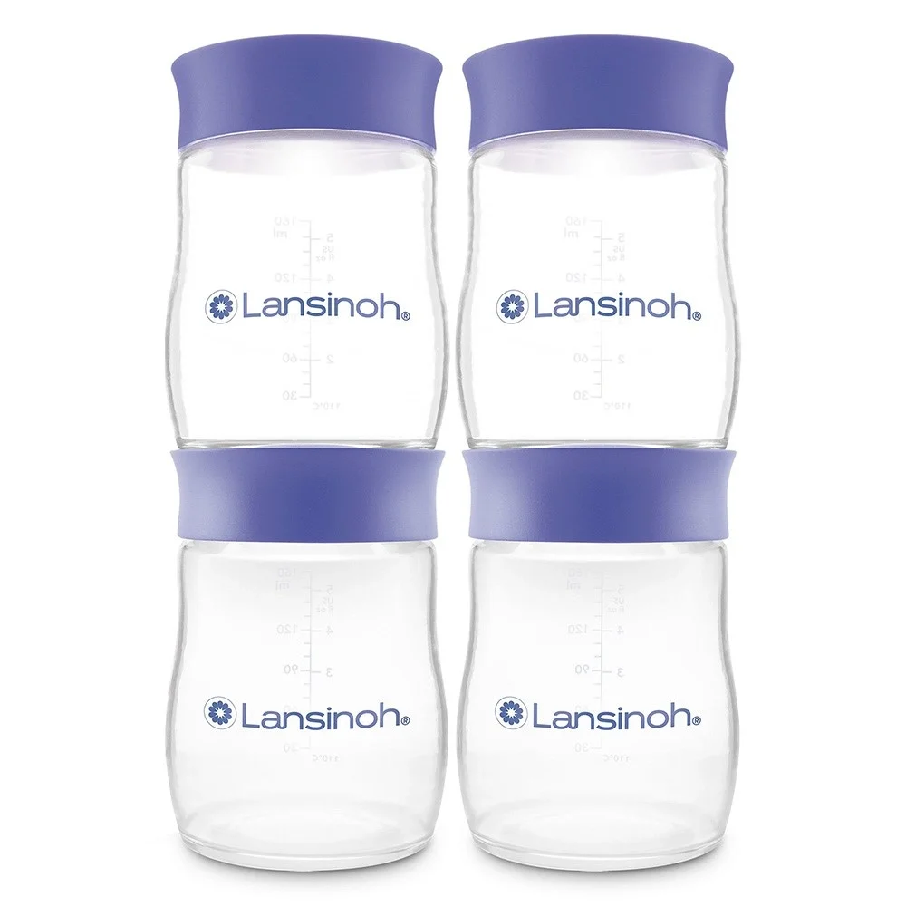 Lansinoh Anne Sütü Saklama Şişeleri 4lü 160 ml