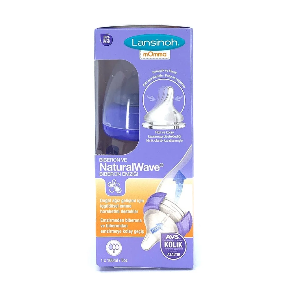 Lansinoh Natural Wave Biberon 160 ml