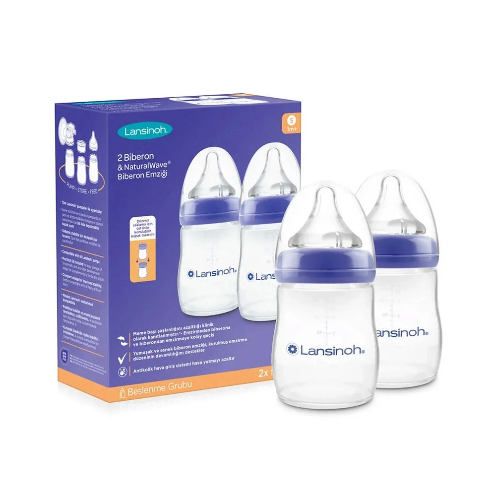 Lansinoh Natural Wave Biberon Seti 160 ml - 2 Adet