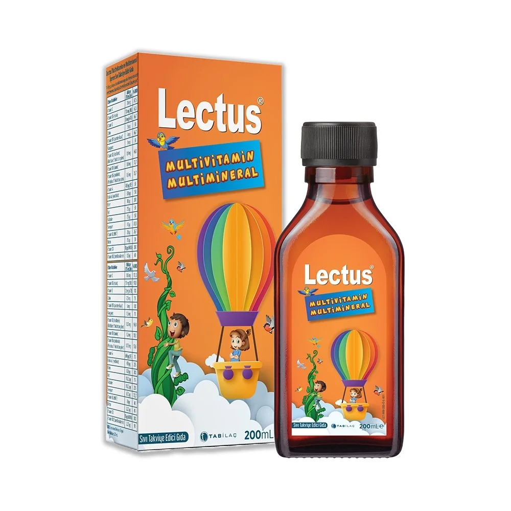 Lectus Multivitamin Mutlimineral Şurup 200 ml