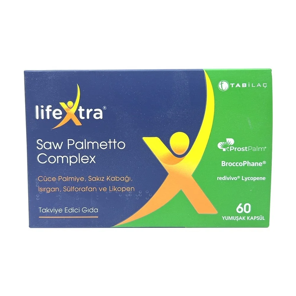 Lifeextra Saw Palmetto Complex 60 Yumuşak Kapsül
