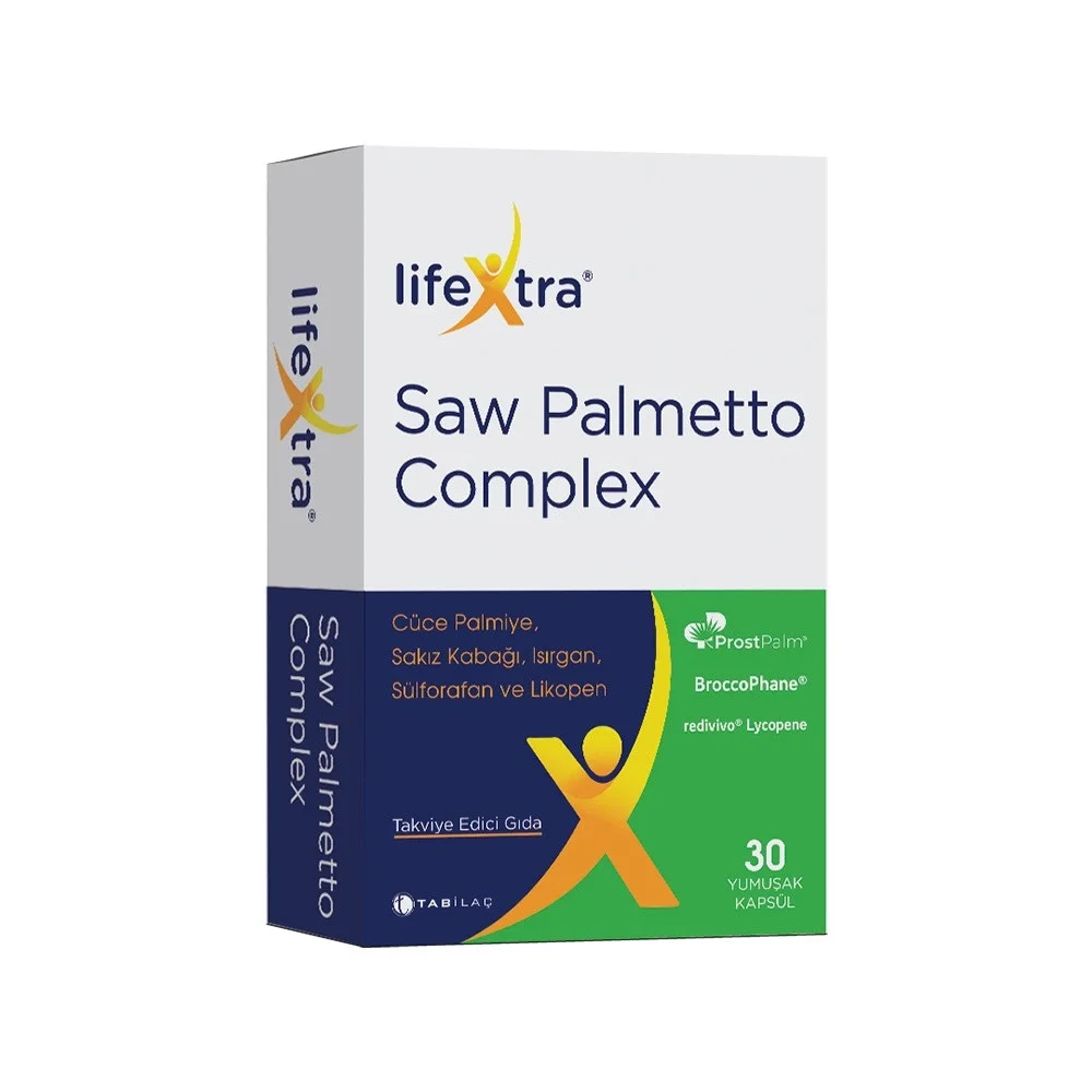 Lifextra Saw Palmetto Complex 30 Yumuşak Kapsül