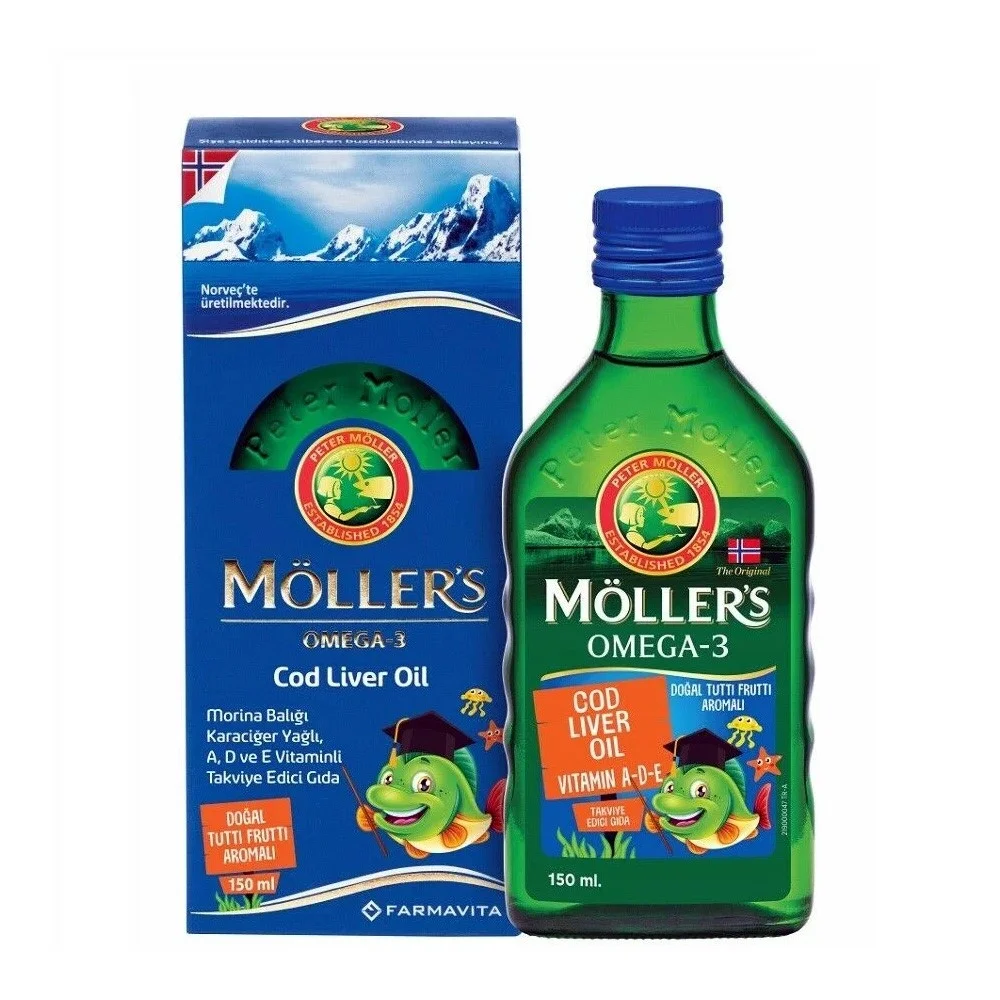Möllers Omega-3 Balık Yağı Şurubu Tutti Frutti 150 ml
