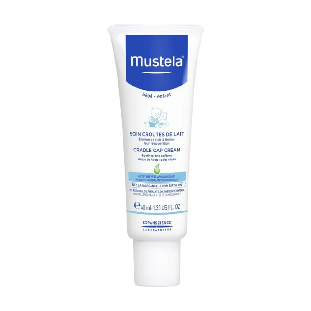 Mustela Cradle Cap Cream 40 ml - Saç Pullanmalarına Karşı Bakım Kremi