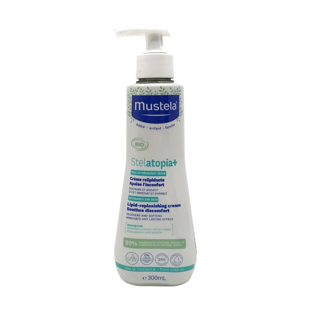 Mustela Stelatopia Cream Pompalı Şişe 300 ml