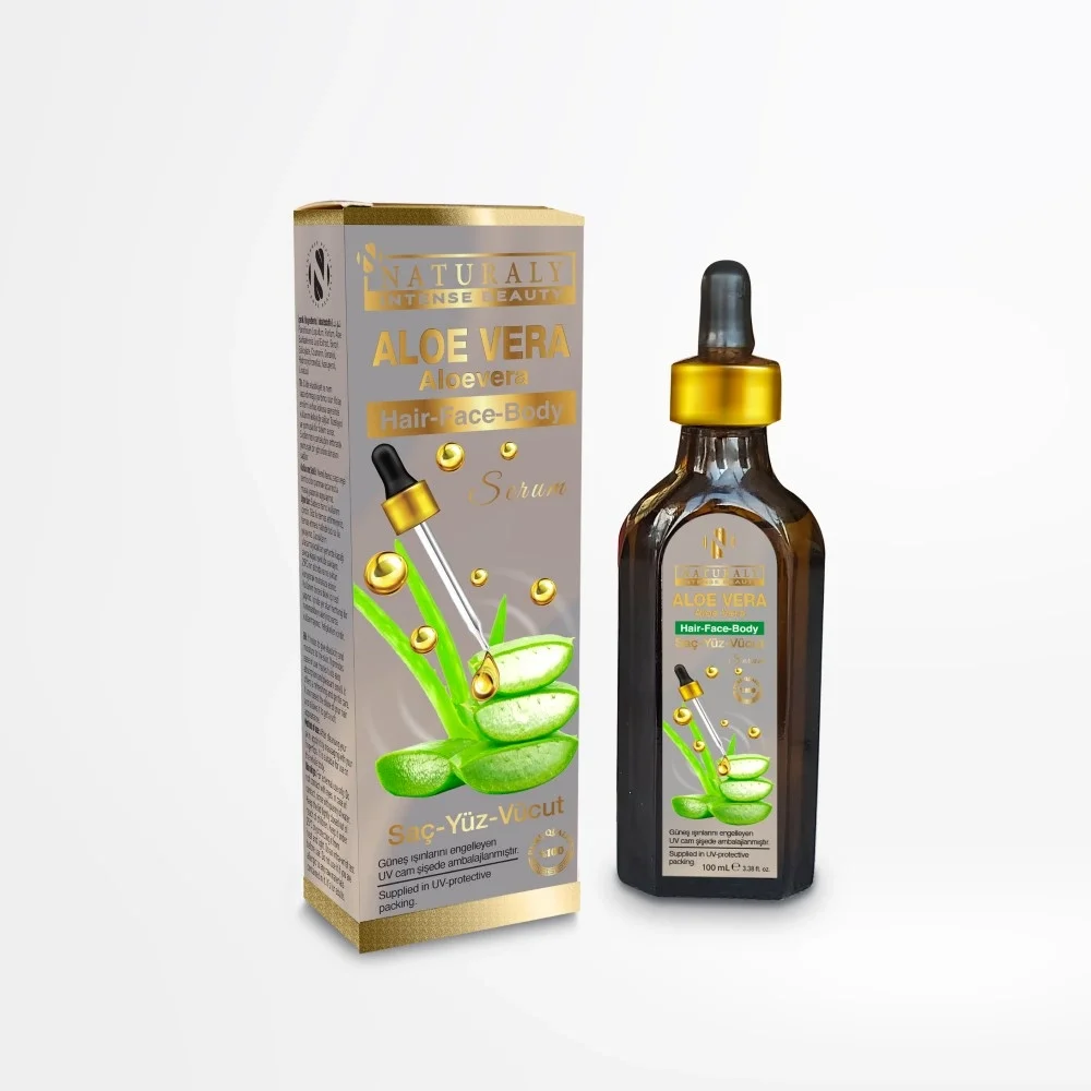 Naturaly Aloe Vera Yağı Saç Yüz Vücut Serum 100 ml
