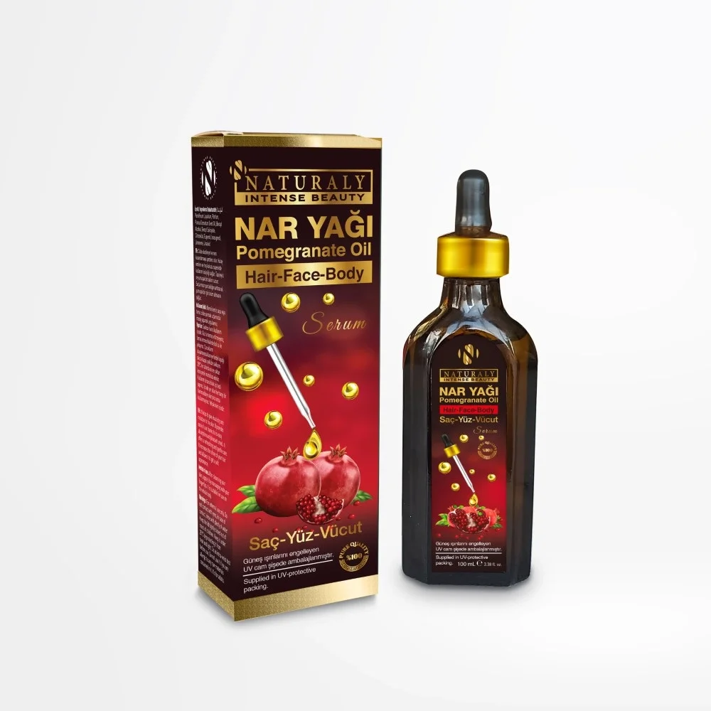Naturaly Nar Çekirdeği Yağı Saç Yüz Vücut Serum 100 ml