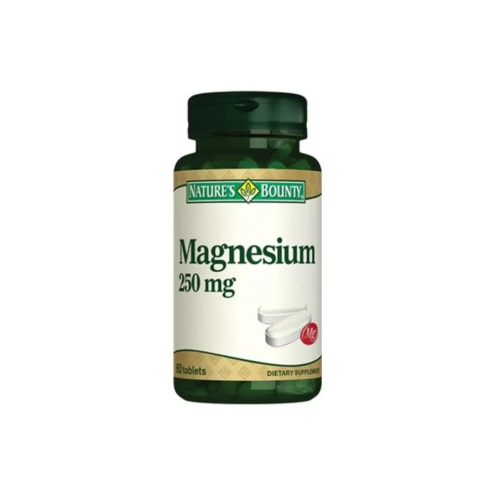 Natures Bounty Magnesium 250 mg 60 Tablet