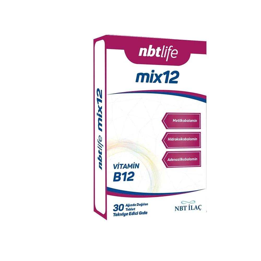 NBT Life Mix Vitamin B12 30 Kapsül