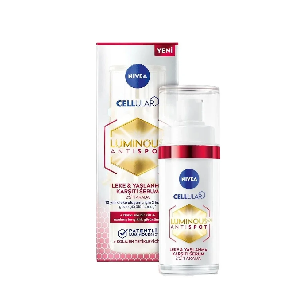 Nivea Luminous630 Leke Yaşlanma Karşıtı Serum Hyaluronik Asit ve Kolajen Tetikleyici 30 ml