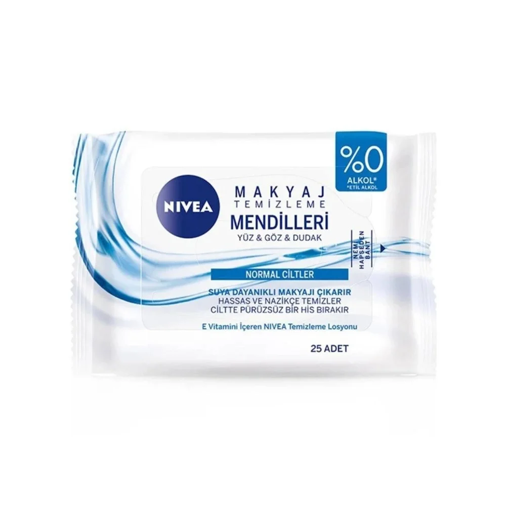 Nivea Makyaj Temizleme Mendili 3in1 Normal Ciltler 25 Yaprak