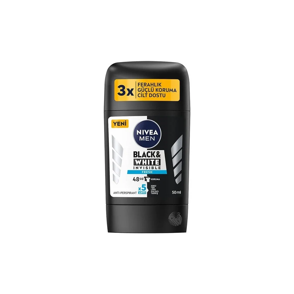 Nivea Men Black  White Invisible Fresh Stick Deodorant 50 ml