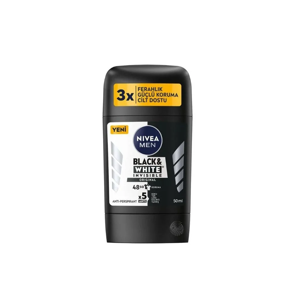 Nivea Men Black  White Invisible Original Stick Deodorant 50 ml
